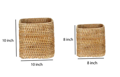 Navya Handcrafted Rattan Planter