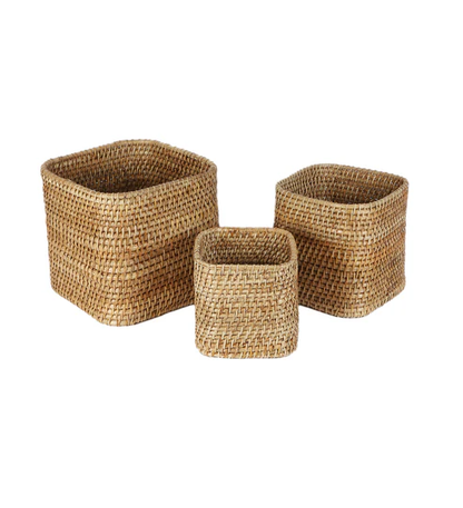 Navya Handcrafted Rattan Planter