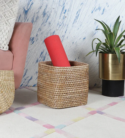 Navya Handcrafted Rattan Planter