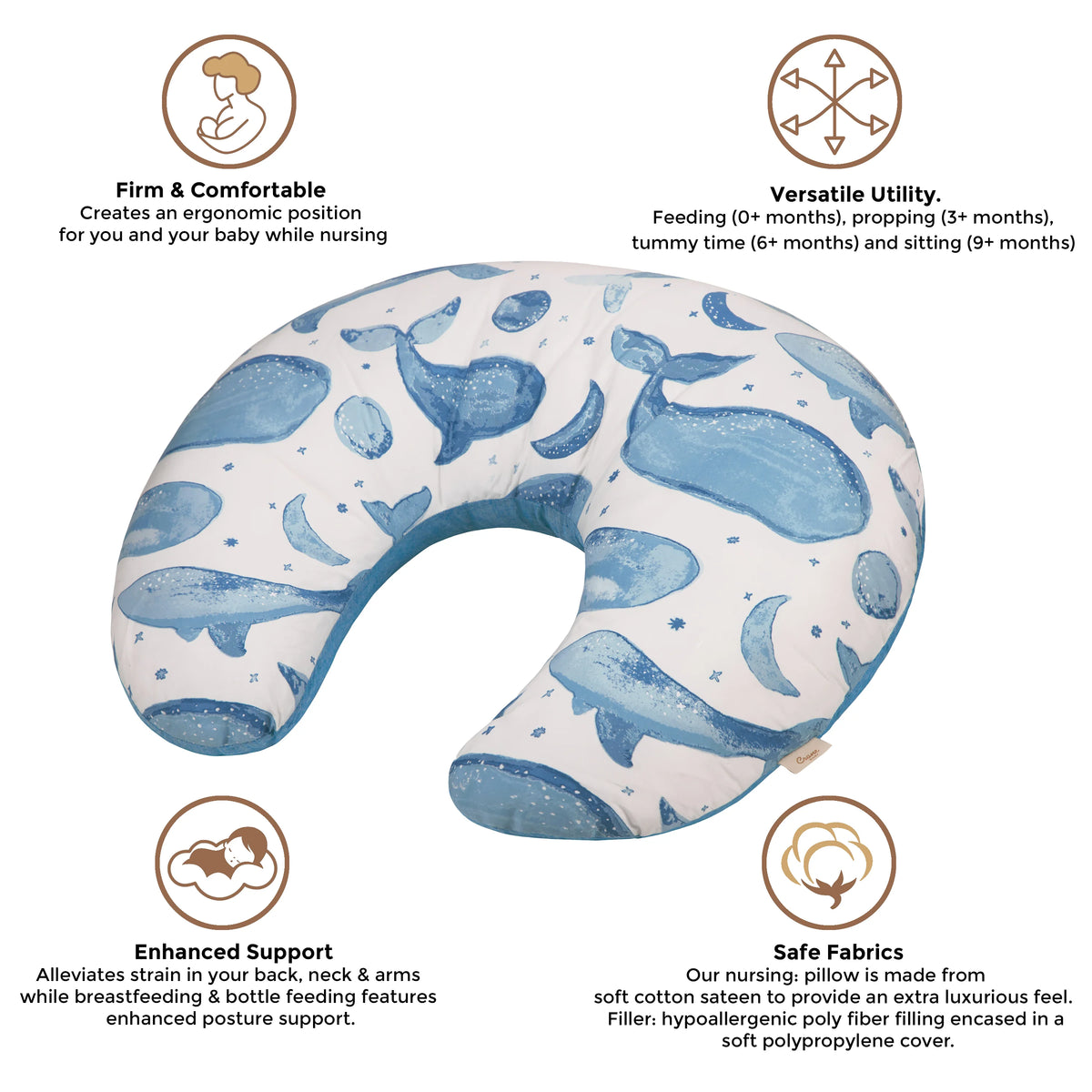 Abracadabra Feeding & Nursing Pillow (Caspian Collection)