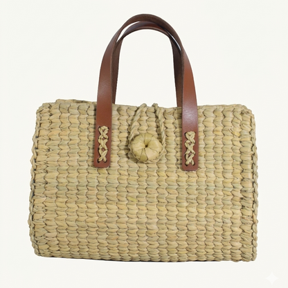 Handwoven Kauna Grass Handy Purse