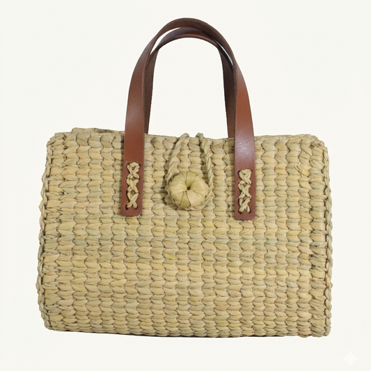 Handwoven Kauna Grass Handy Purse