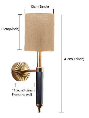 Ojasvi Handcrafted Jute Wall Lamp