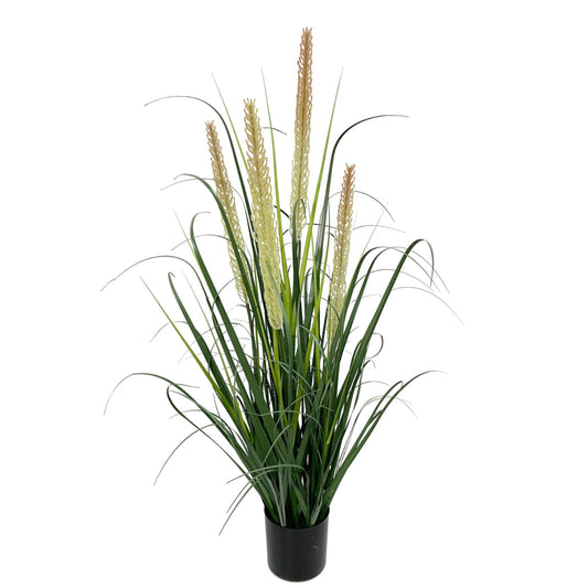 Artificial Onion Grass Plant with Reeds – 35.43″