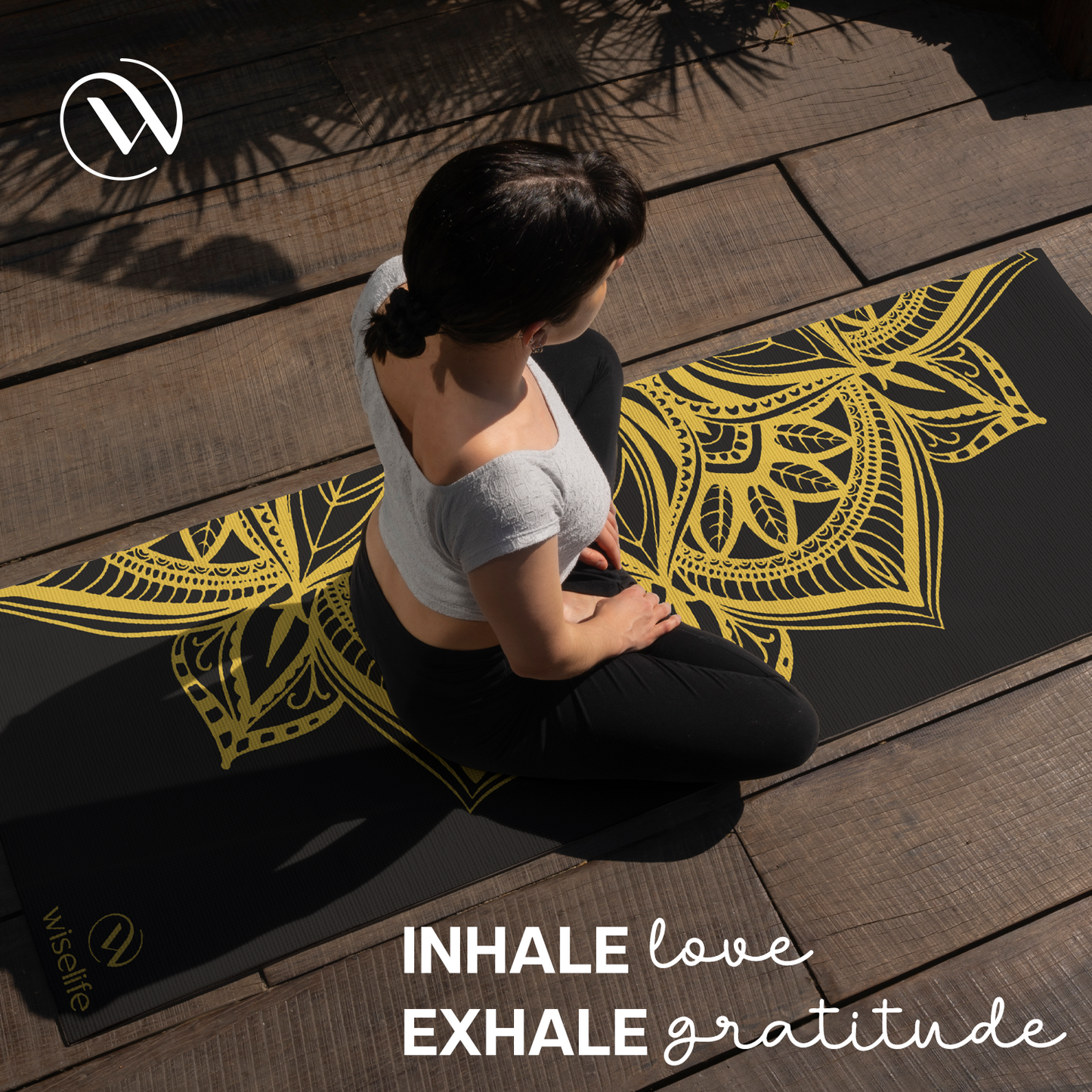 Purpose Printed TPE Yoga Mat - 6mm