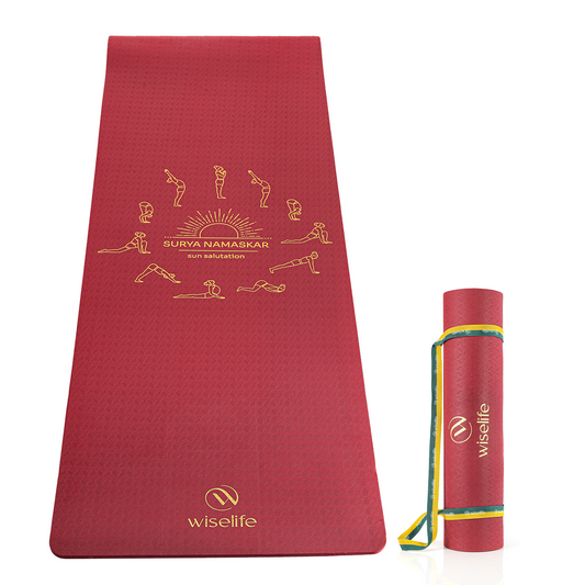 Purpose Printed TPE Yoga Mat - 6mm