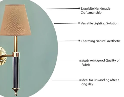 Pahal Handcrafted Jute Wall Lamp