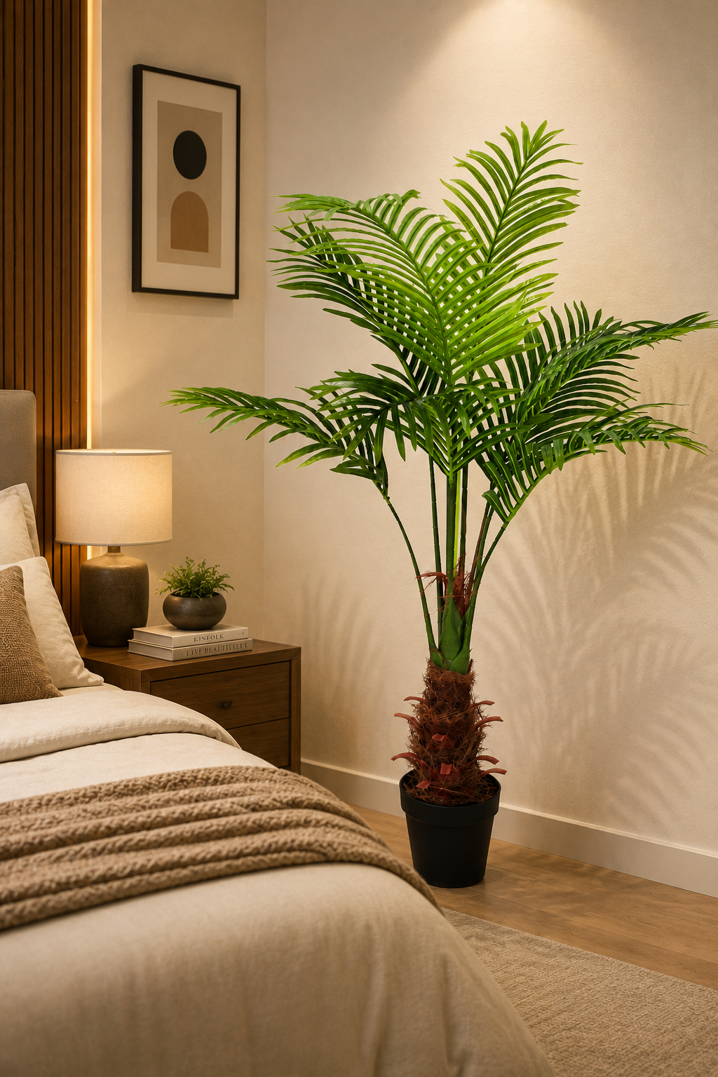 Artificial Palm Plants - 47″ Premium Faux Decor