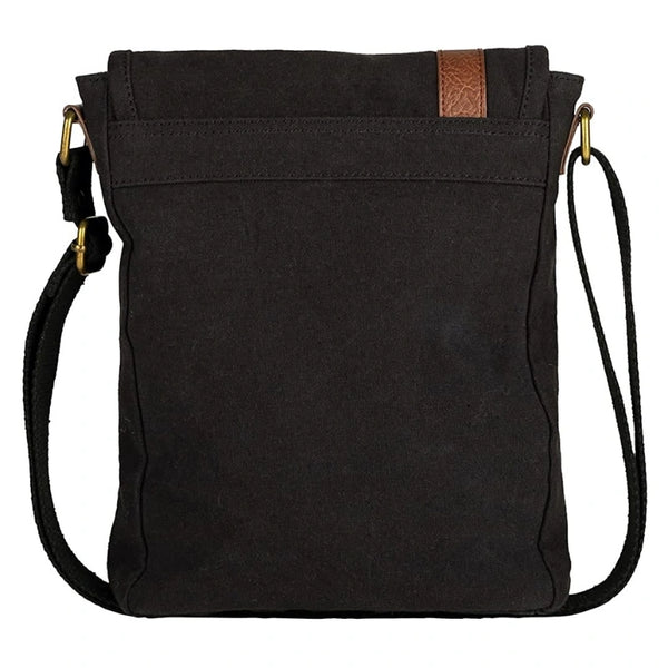 Parker Messenger Crossbody Bag for Men & Women (Black)