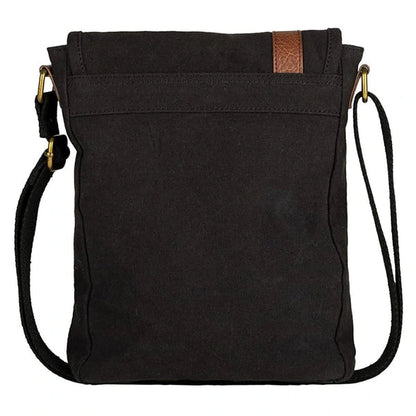 Parker Messenger Crossbody Bag for Men & Women (Black)