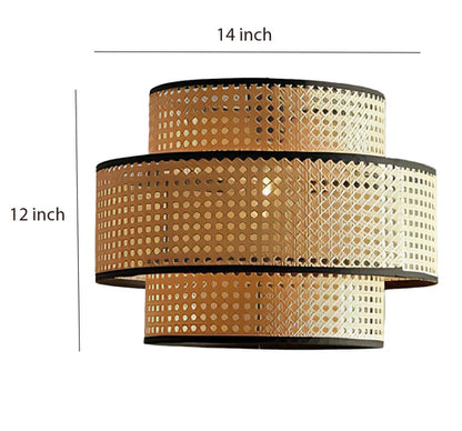 Handcrafted Bamboo Rattan Pendant Light Alex