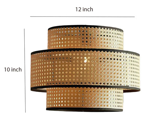 Handcrafted Bamboo Rattan Pendant Light Alex