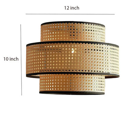 Handcrafted Bamboo Rattan Pendant Light Alex