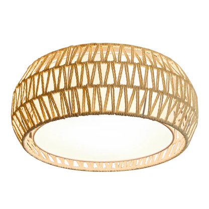 Verona Handcrafted Jute Hanging Light | Boho Woven Rattan Pendant Lamp