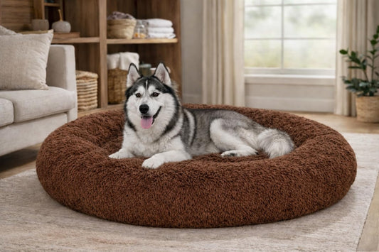Premium Ultra-Soft Round Pet Bed Large | 90cm