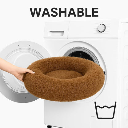 Premium Ultra-Soft Plush Round Pet Bed | 60cm