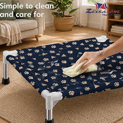Premium Elevated Pet Bed | Heavy-Duty Raised Dog & Cat Cot 50cm
