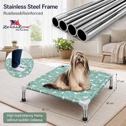Premium Elevated Pet Bed | Heavy-Duty Raised Dog & Cat Cot 50cm