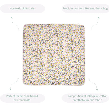 Sovana Eden Garden 6-Layer Reversible Muslin Blanket