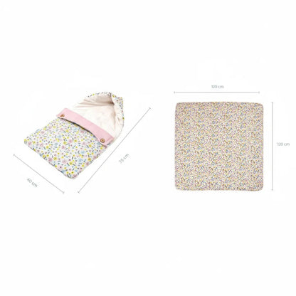 Sovana Multicolour Sleeping Essentials Set for Kids-Pink
