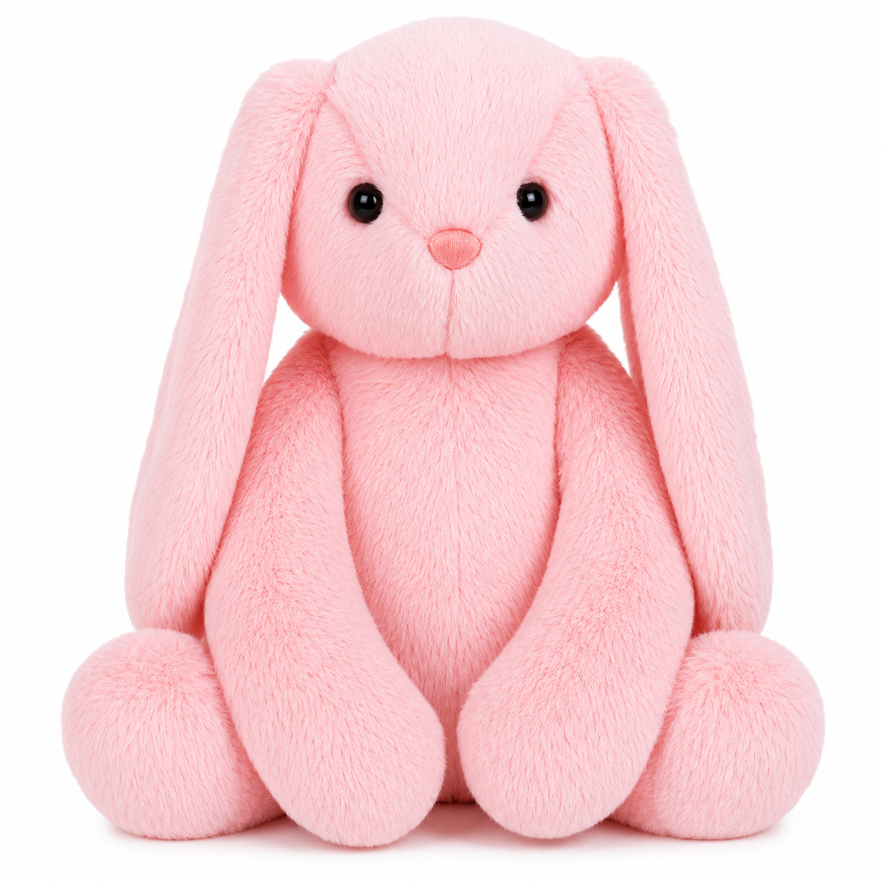 Mirada Long-Eared Pink Bunny Plush Toy – 35cm