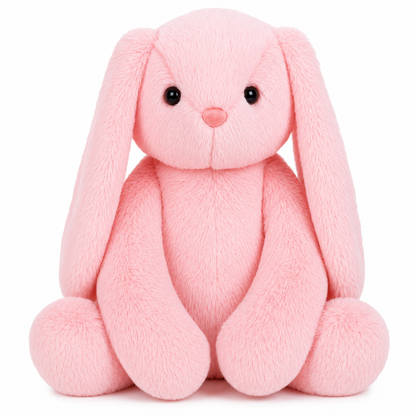 Mirada Long-Eared Pink Bunny Plush Toy – 35cm