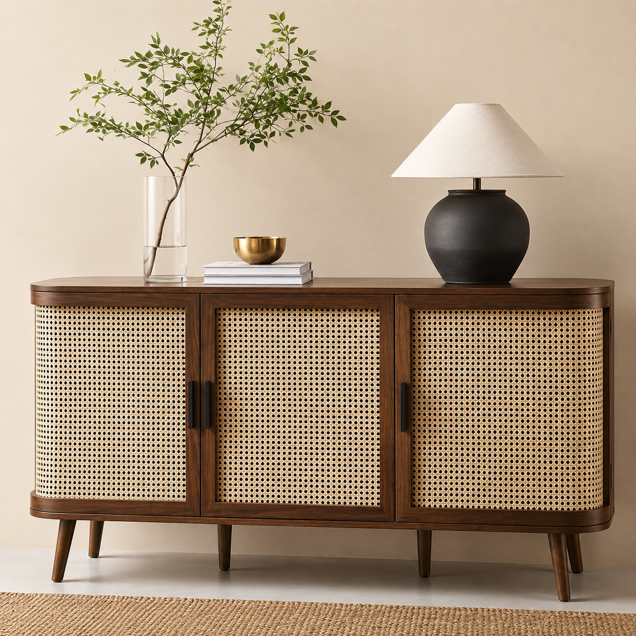 Pioraa Handcrafted Mango Wood Sideboard