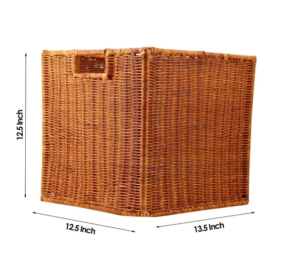 Pooja Handwoven Wicker Wardrobe Basket