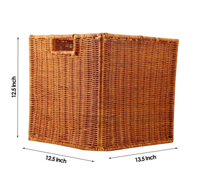 Pooja Handwoven Wicker Wardrobe Basket