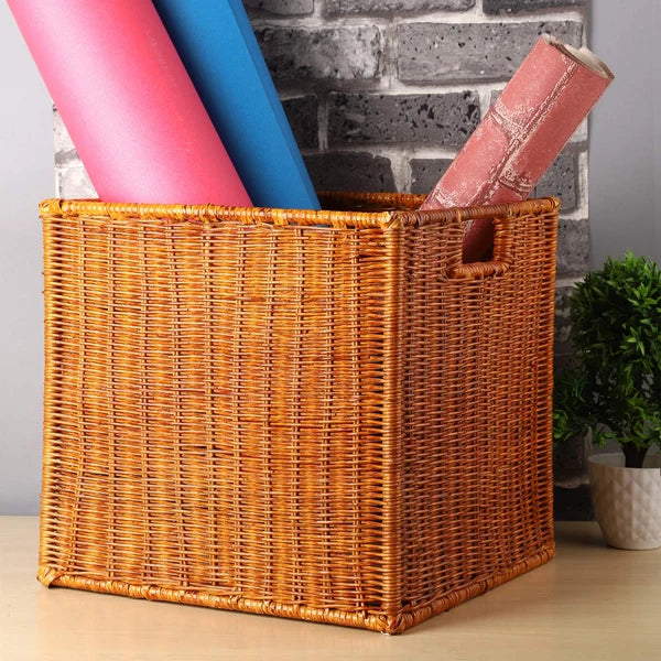 Pooja Handwoven Wicker Wardrobe Basket