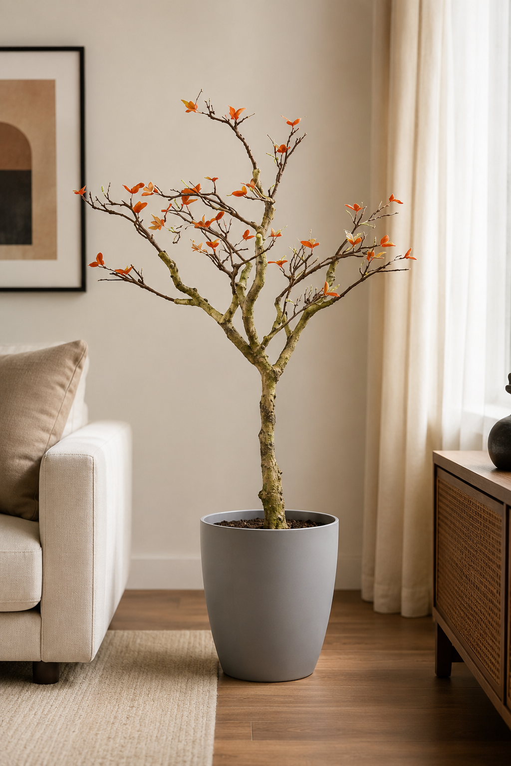 Premium Artificial Autumn Blossom Tree 47"