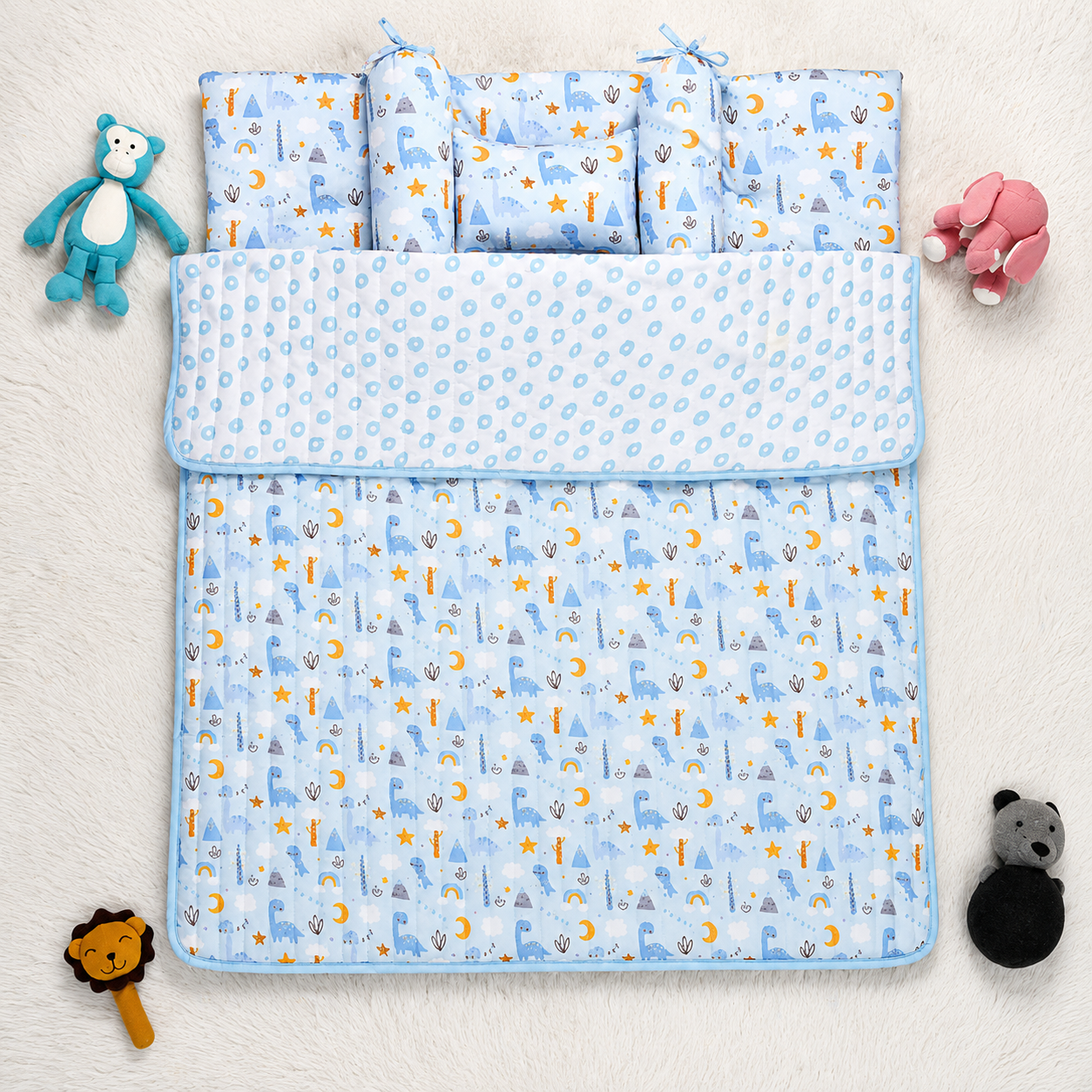 Sovana 4-Piece Premium Muslin Bedding Set