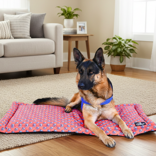 Premium Printed Dog Mat Birds