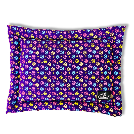 Premium Printed Dog Mat Colorful Paw