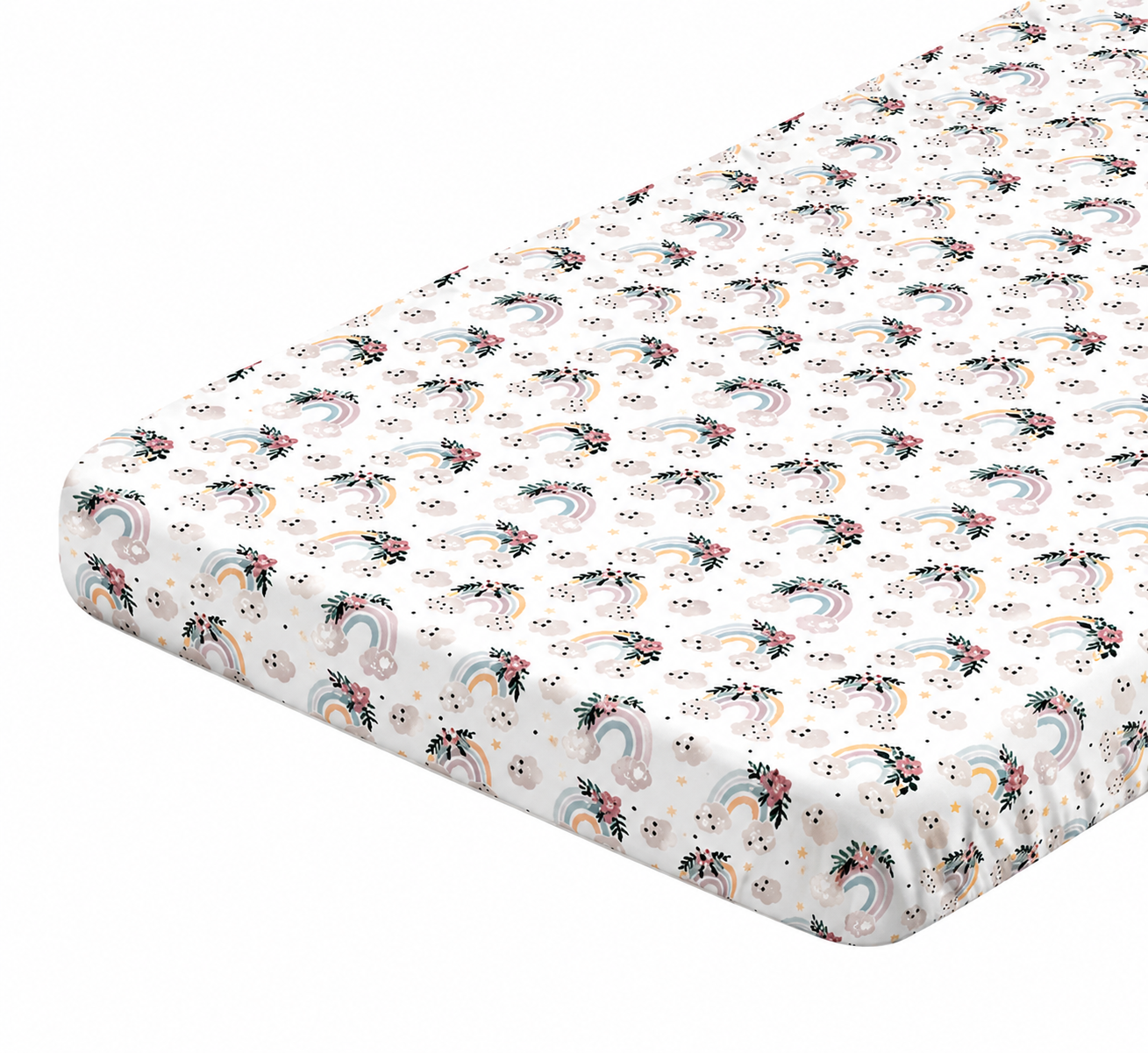 Sovana Premium Printed Muslin Fitted Crib sheet