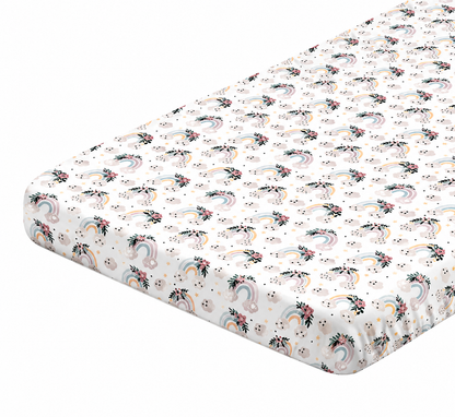 Sovana Premium Printed Muslin Fitted Crib sheet