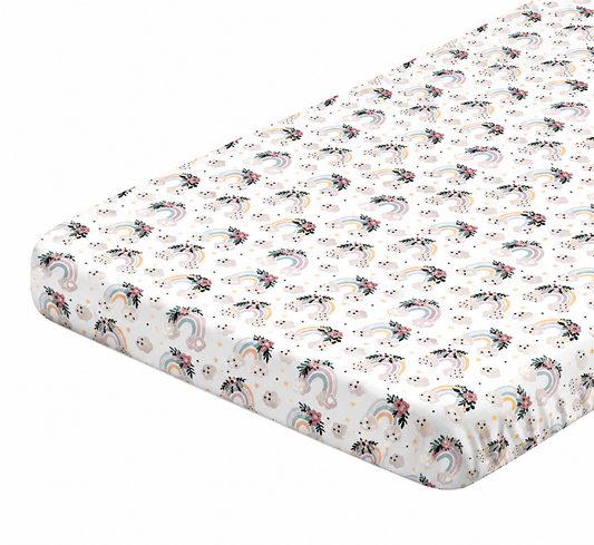 Sovana Premium Printed Muslin Fitted Crib sheet