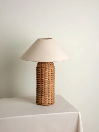 Quana Handcrafted Rattan Table Lamp