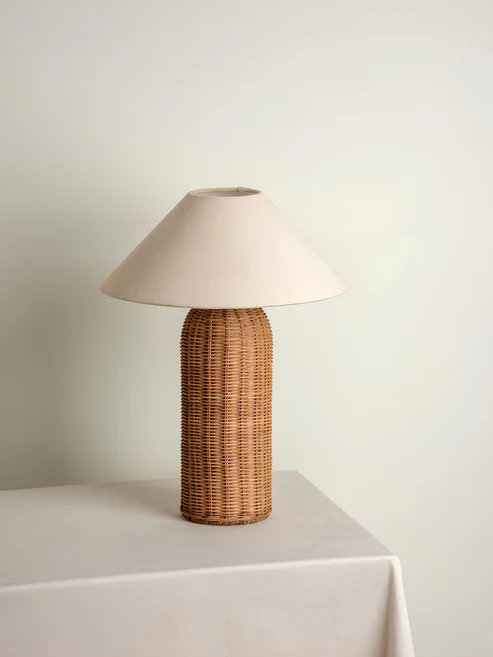 Quana Handcrafted Rattan Table Lamp