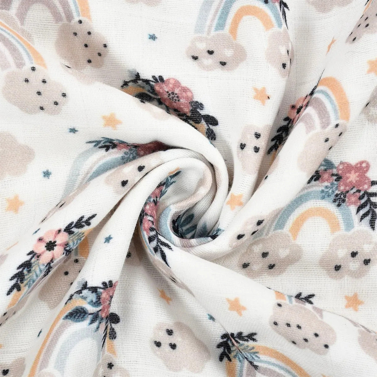 Sovana Rainbow 6-Layer Reversible Muslin Blanket