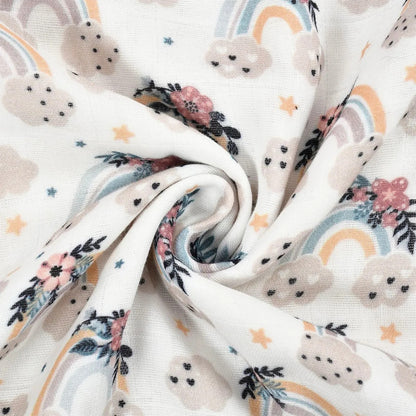 Sovana Rainbow 6-Layer Reversible Muslin Blanket