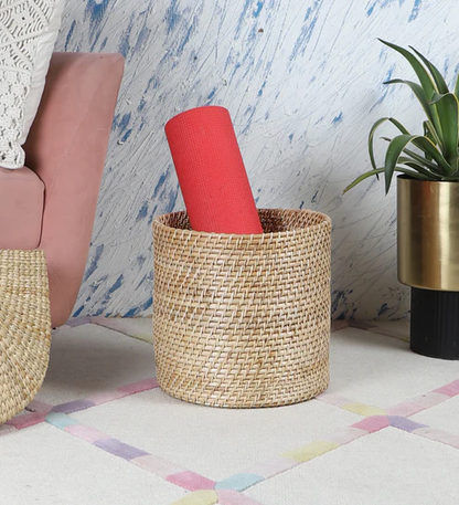 Mirai Handcrafted Rattan Planter