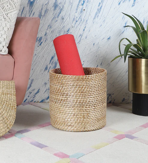 Mirai Handcrafted Rattan Planter