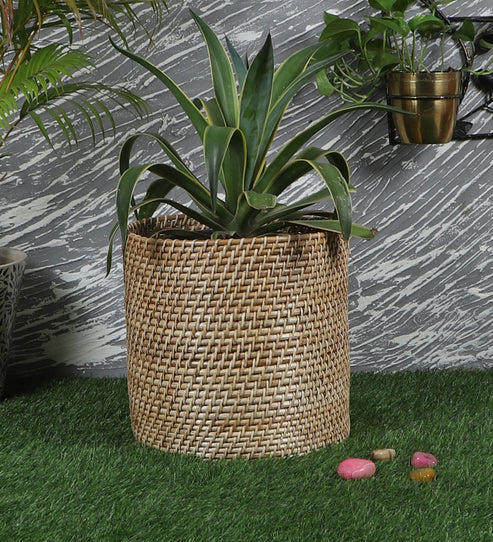 Mirai Handcrafted Rattan Planter