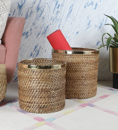 Rebecca Handcrafted Rattan Planter