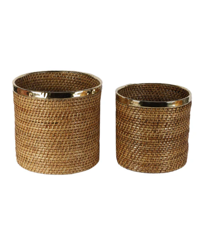 Rebecca Handcrafted Rattan Planter