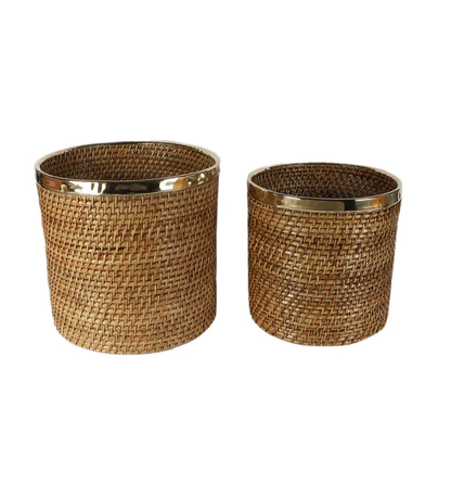 Rebecca Handcrafted Rattan Planter