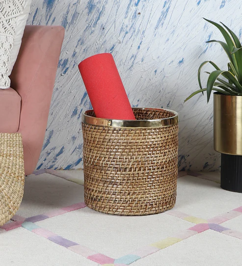 Rebecca Handcrafted Rattan Planter