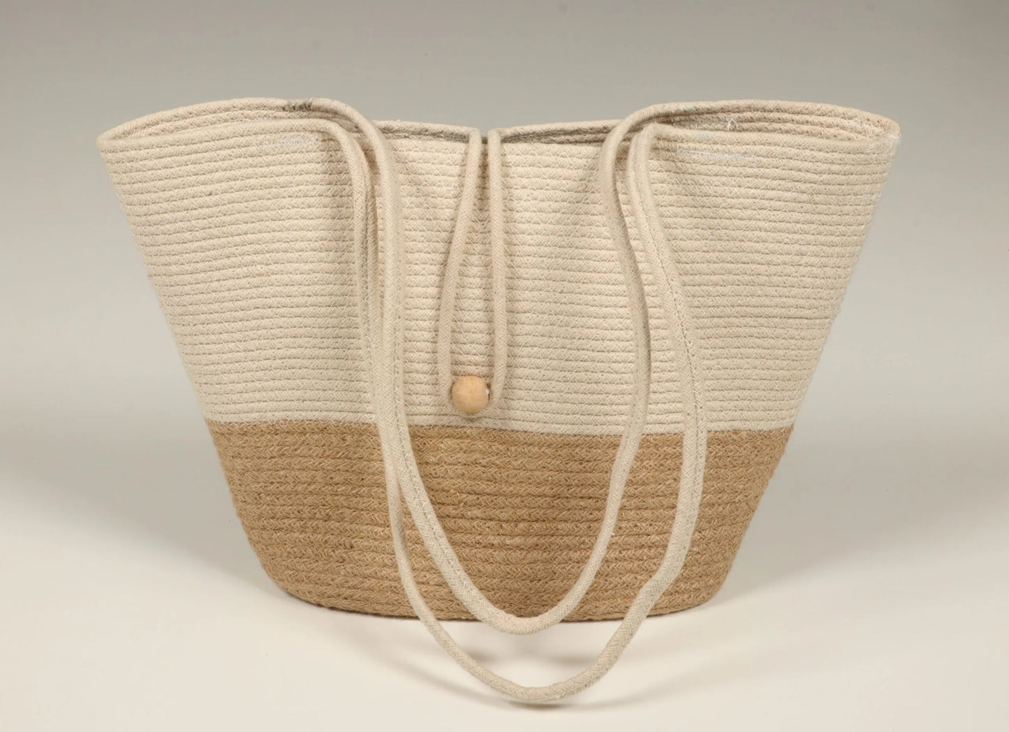 FAIR Lady Handcrafted Cotton and Jute Shoulder Bag – Eco-Friendly Everyday Carry