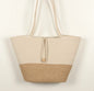 Handcrafted Jute Cotton Tote Bag – Eco-Friendly Everyday Carry for Women